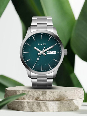 TIMEX Day-Date, Green Dial Analog Watch  - For Men