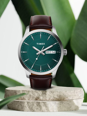 TIMEX Day-Date, Green Dial Analog Watch  - For Men