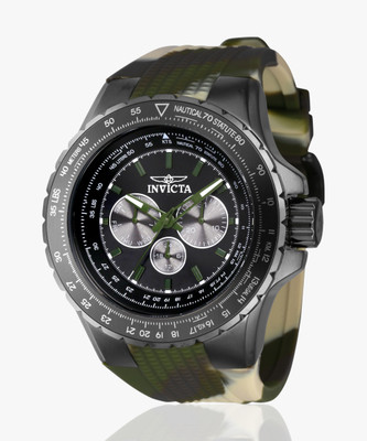 INVICTA 39307 Aviator Analog Black Dial Analog Watch  - For Men