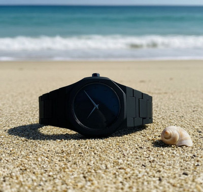 anoothee D33 Cultural Elegance: Black Octagonal Arabic Watch. Analog Watch  - For Men & Women