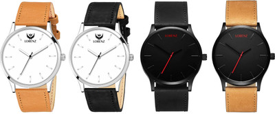 LORENZ MK-48493155A Lorenz 4 Analog Watches Combo for Men | Watch for Boys | 48493155A Analog Watch  - For Men