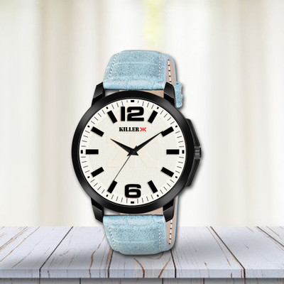KILLER KL-9401-SKYBLUE Big Dial Analog Watch  - For Men