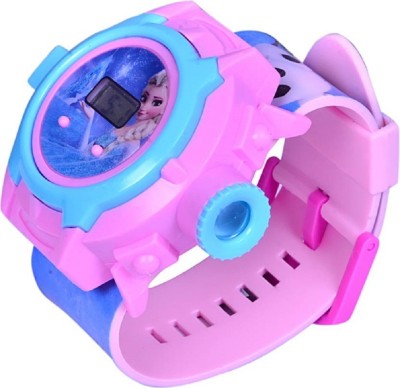 RENAISSANCE TRADERS marvel avenger spiderman barbie doll princess frozen ben10 chota bheem angry bird super heroes led projector light Digital Watch  - For Boys & Girls