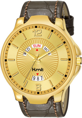EHMT HM-351-GOLD DAY & DATE FUNCTIONING Analog Watch  - For Men