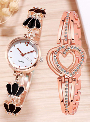 Alexei Bjp Blk Dill Rg Analog Watch  - For Women