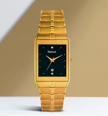 Reboot T9151YM02B DATE ON 6 FUNCTIONING WITH LONG LAST GOLD PLATED T9151YM02B DATE ON 6 FUNCTIONING WITH LONG LAST GOLD PLATED Analog Watch  - For Men