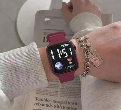 Amigos LED Digital Smart Watch for Boys & Kids Waterproof Birthday Gift Digital Watch Digital Watch -For Boys & Girls Smart Watch -For Boys/Girls/Kids LED Watches Digital Watch  - For Boys & Girls