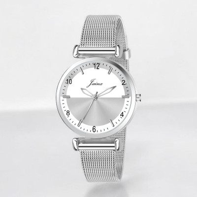 JAINX JW690 Multi-Color Dial Steel Mesh Chain Analog Watch  - For Women