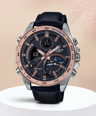 CASIO ECB-900GL-1BDR Edifice Analog-Digital Watch  - For Men
