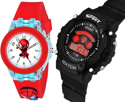 Amience Simple Elegant Versatile Watch for Men Women Boys Girls Analog-Digital Watch  - For Boys & Girls