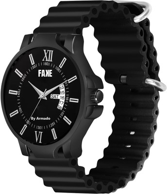 ARMADO FK-9115-Black-Shopsy Fake a new series By Armado Day and Date working watches for men and boys Analog Watch  - For Men