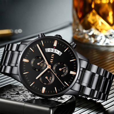 Alix Stylish chronograph date display water resistant analog watch for men Analog Watch  - For Men