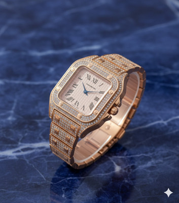LOOFTRADER WW69 Glittering Rose Gold Fashion Watch Analog Watch  - For Men & Women