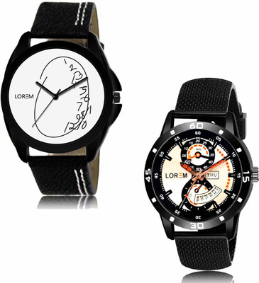LOREM OE-LR55-LR56 Analog Watch  - For Men