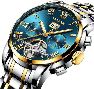 Tevise Tevise Automatic Mechanical Skeleton Chronograph Luxury Watch Analog Watch  - For Men