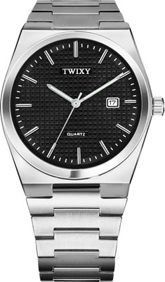 TWIXY TYW-13 BLACK Professional Edge Date Series Analog Watch  - For Men