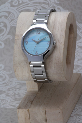 ZANZEER Party-Wedding Look Two Tone Colorful Dial Fancy Stainless Steel Chain Belt Party-Wedding Look Two Tone Colorful Dial Fancy Stainless Steel Chain Belt Analog Watch  - For Girls