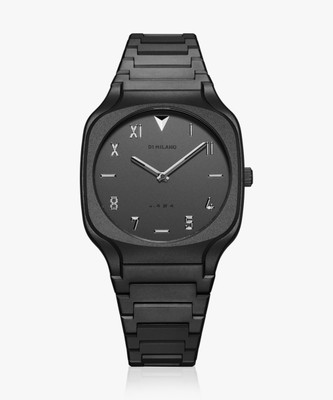 D1 MILANO SQBJ08 Maverick Square Black Dial Quartz Analog Watch  - For Men & Women