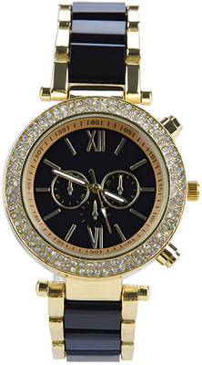 DECLASSE Sophisticated Black Dial With Metal Chain Watch 805 Analog Watch  - For Women