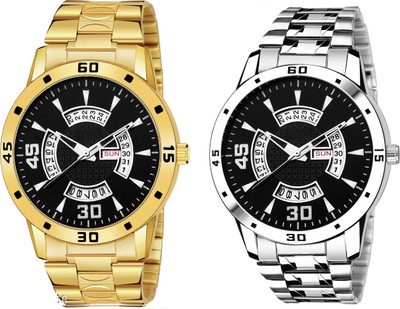 Caihong GOLD-21-AND-SLV-21 Analog Watch  - For Men