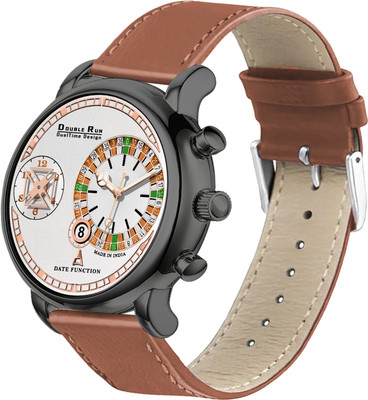 DoubleRun Analog Watch  - For Men