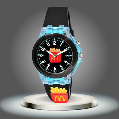 Scarter Stylish Multi-color Light With 3D Cartoon Analog Watch  - For Boys & Girls