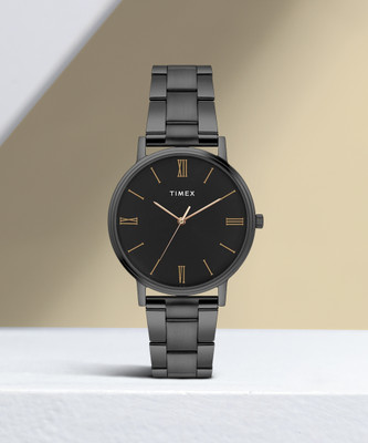 TIMEX Black Dial Analog Watch  - For Men