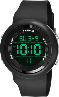 COSMIC Digital Sports Multifunction All Black Sports Digital Watch  - For Men