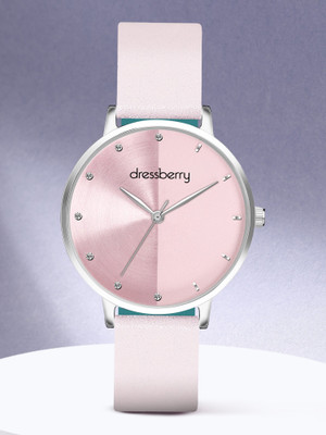 Dressberry DB-201 PK Big Dial Analog Watch  - For Women