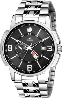 Giomex Katori Black Chain Premium Addition Analog Watch  - For Men