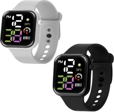 HLMT TMP DIGITAL New Combo Collection Stylish Digital Watch  - For Boys & Girls