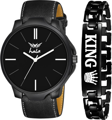 HALA 1045 1045 Black & King Bracelet Analog Watch  - For Men