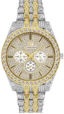 kriss collection Rlx stl gold Studed Analog Watch  - For Men & Women