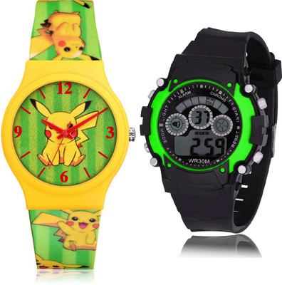 TIMOXIDE CM729-B3 Analog-Digital Watch  - For Boys