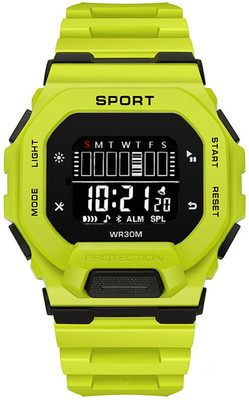 Brostin Brostin-2023 Silicone Strap Hybrid Multi Function Working Premium Quality LED Luminous Light Digital Watch  - For Men