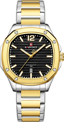 Alix 9243 Fashion Polygonal with Japanese Imported Movement Date Display Water-Resistant Analog Watch  - For Men
