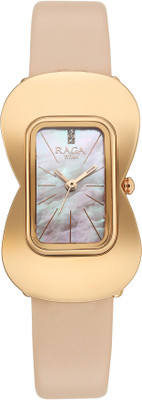 Titan Glimmers Raga Glimmers Quartz Pink Shaped Dial Women's Watch / Analog Watch  - For Women