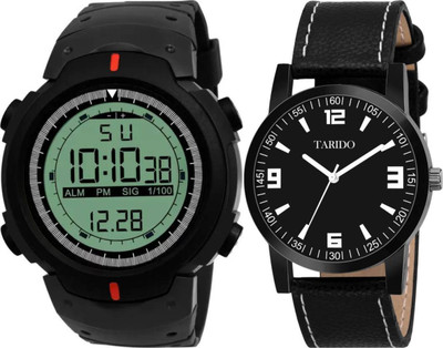 Tarido combo watch Analog Watch - For Men Combo Pack Of 2 New Arrival watch Digital Watch  - For Men