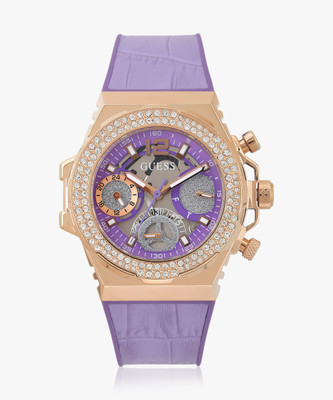 GUESS Lavender Dial Analog Watch  - For Women