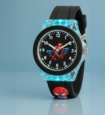 selloria Led Backlight Watch kids 3D Cartoon Silicone Strap Watch for Boys and Girls Analog Watch  - For Boys & Girls