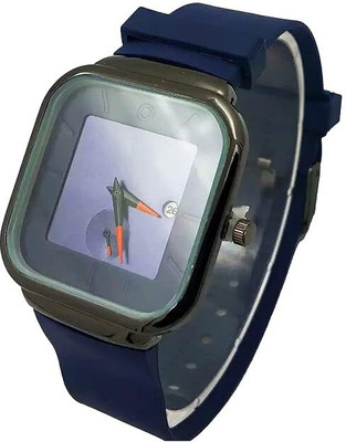 Glowme Police Glowme Police Analog mens blue metal dial sillicon strap watch Analog Watch  - For Men