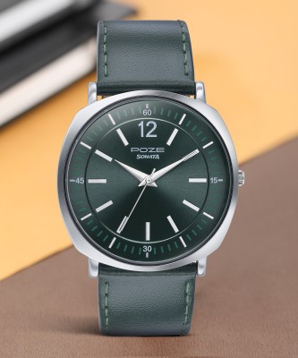 SONATA Poze - Leather Analog Watch  - For Men