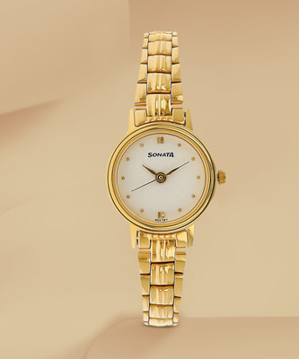 SONATA NP8096YM01 Analog Watch  - For Women
