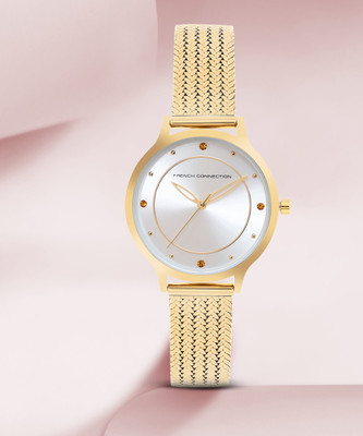 French Connection French Connection Silver Analog Round Dial Emalie Watch For Women - FCP30G Analog Watch  - For Women