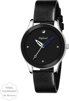 Highend H-LR-132 Analog Watch-For Girls Black Synthetic Strap Sleek Fit Branded Girls And Women Analog Watch  - For Girls