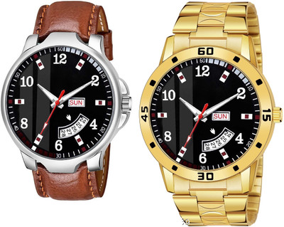 Caihong BRN-7-AND-GOLD-7 Analog Watch  - For Men
