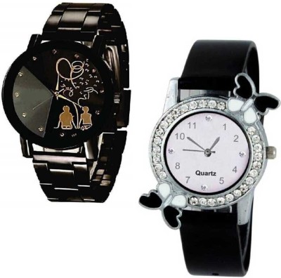 dmash BLACK&PURPLE WATCH1 Analog Watch  - For Girls