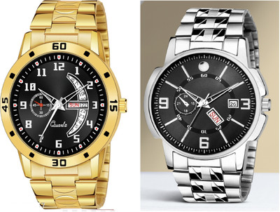 Caihong GOLD-1-AND-SLV-12 Analog Watch  - For Men