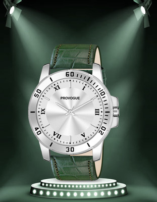 PROVOGUE Big Dial Analog Watch – For Men PRV-118-SILVER For Rs. 261 @ 78 %