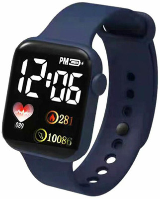 foreigner 2426 Multifunction Square Smart Design (Blue Strap Regular) Digital Watch - For Men Digital Watch  - For Boys & Girls